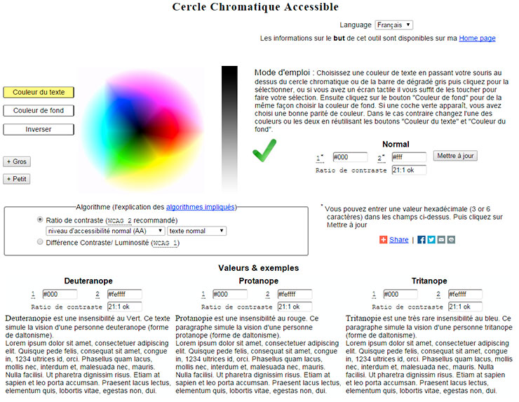 Le cercle chromatique accessible de Giacomo Mazzocato