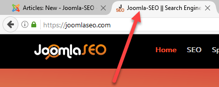 browser tab