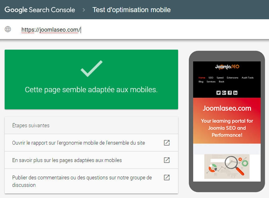 test compabilite mobile