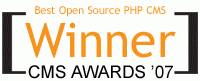 le cms joomla gagne le prix du meilleur CMS Open source php 2007