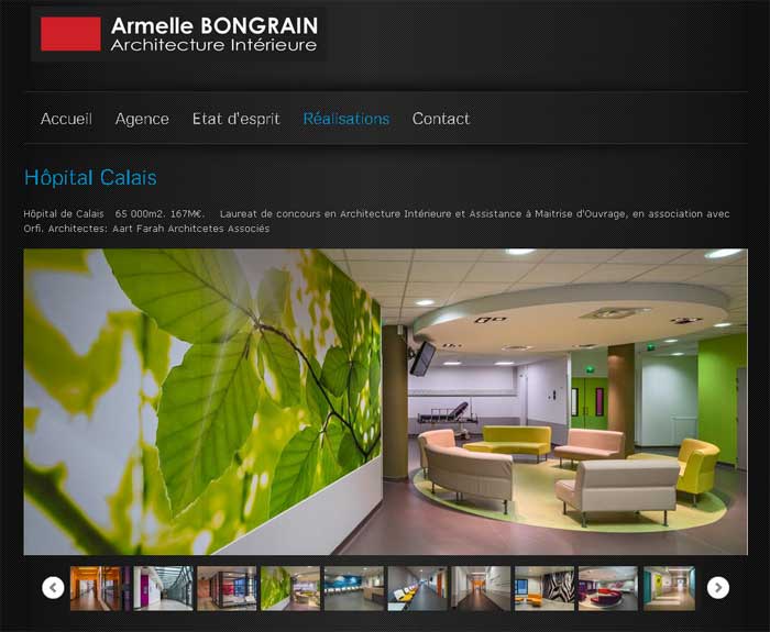 armelle bongrain :  template Joomla