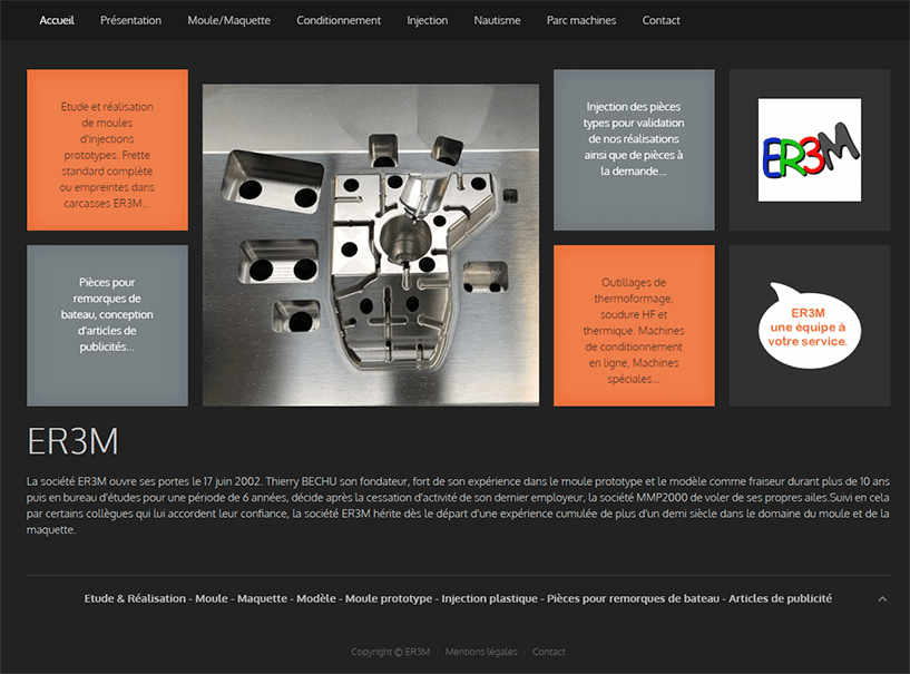 ER3M création du template joomla 
