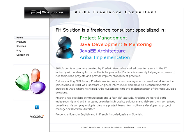  FH solution: design, creation et développement du template Joomla