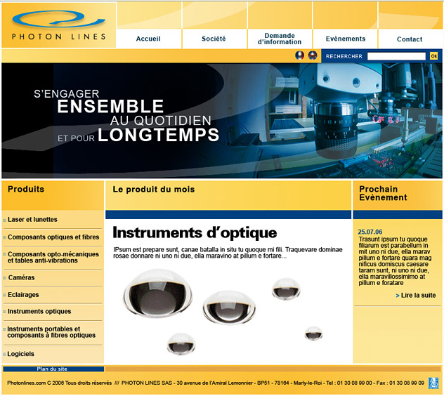 Template Joomla : photonlines