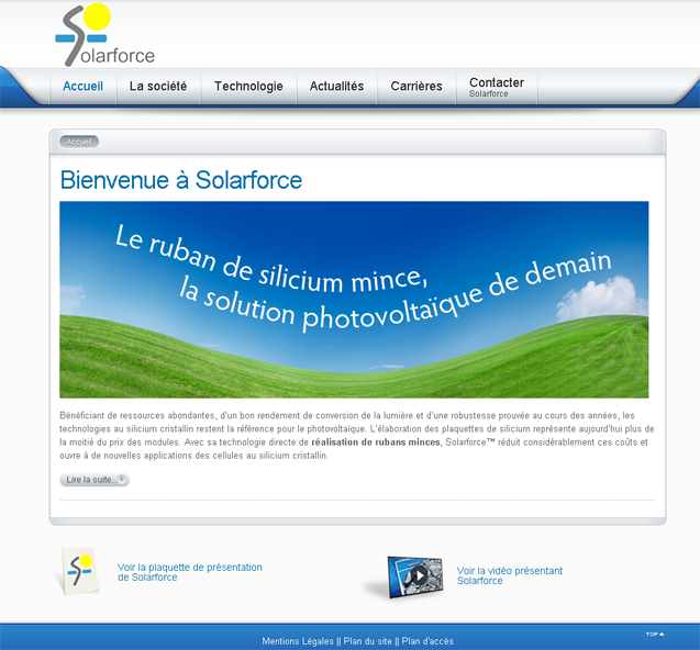 Template Joomla : solarforce