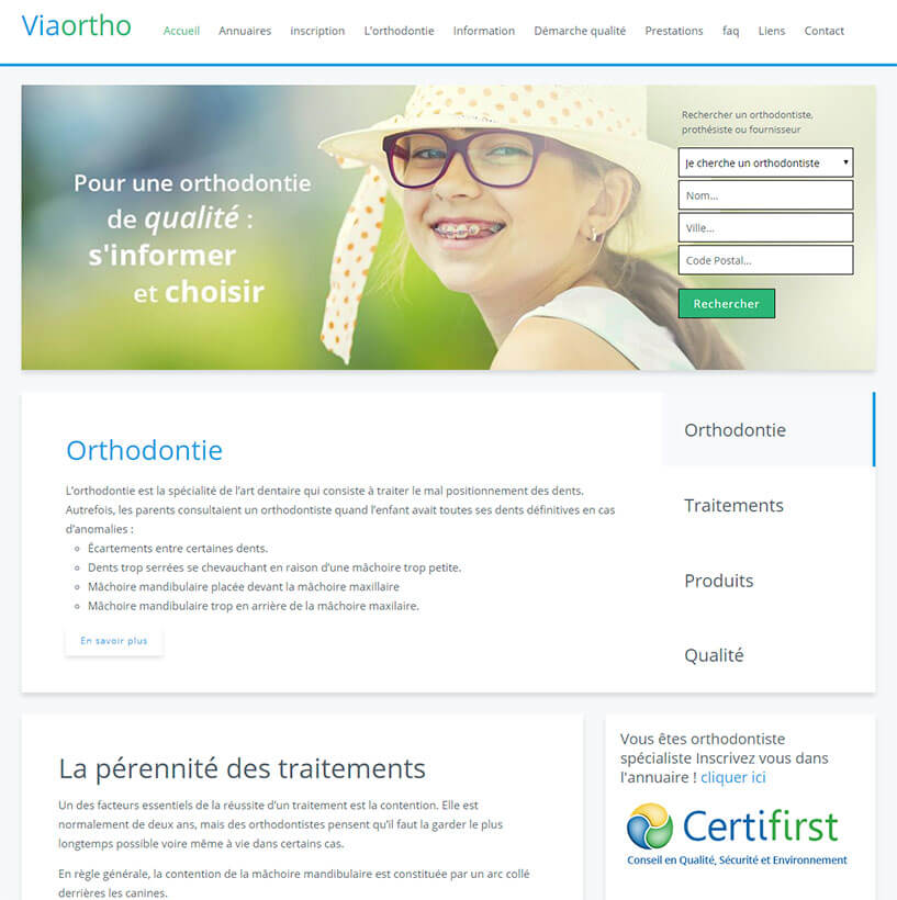 viaortho : template Joomla