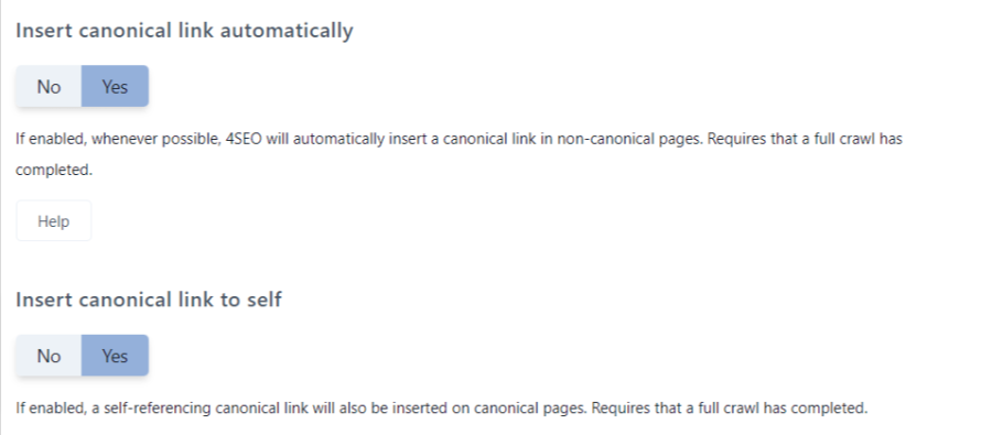 4seo urls canoniques