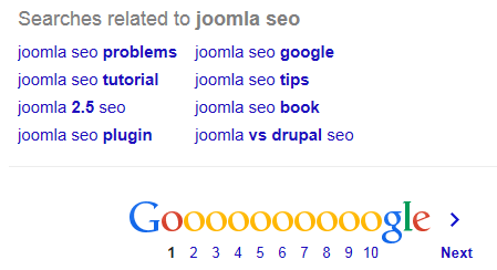google suggestion de mots clés