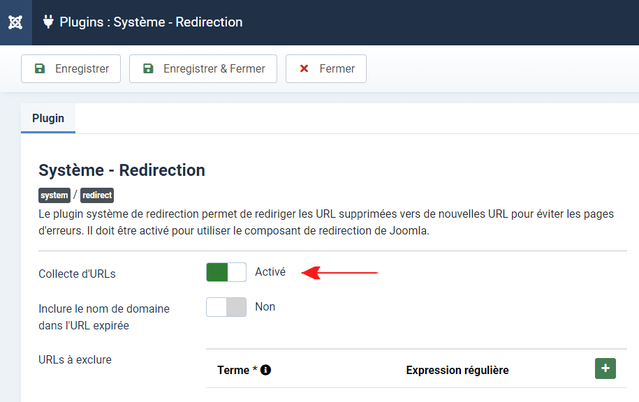 plugin systeme redirection joomla seo