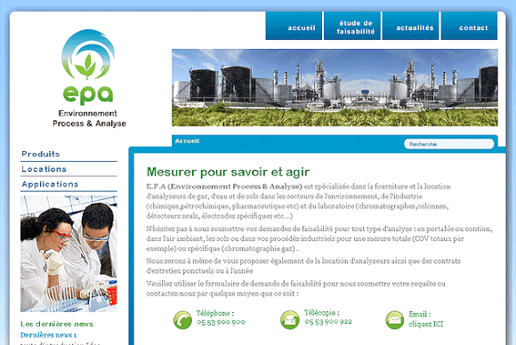 EPA : Migration, design & référencement